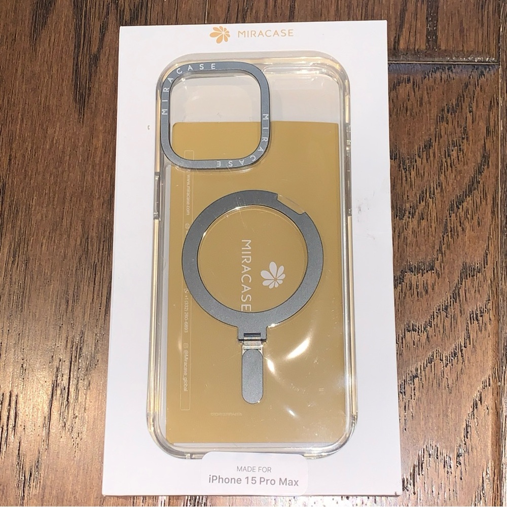 **Miracase Full-Body Protection for iPhone 15 Pro Max - Clear Case**